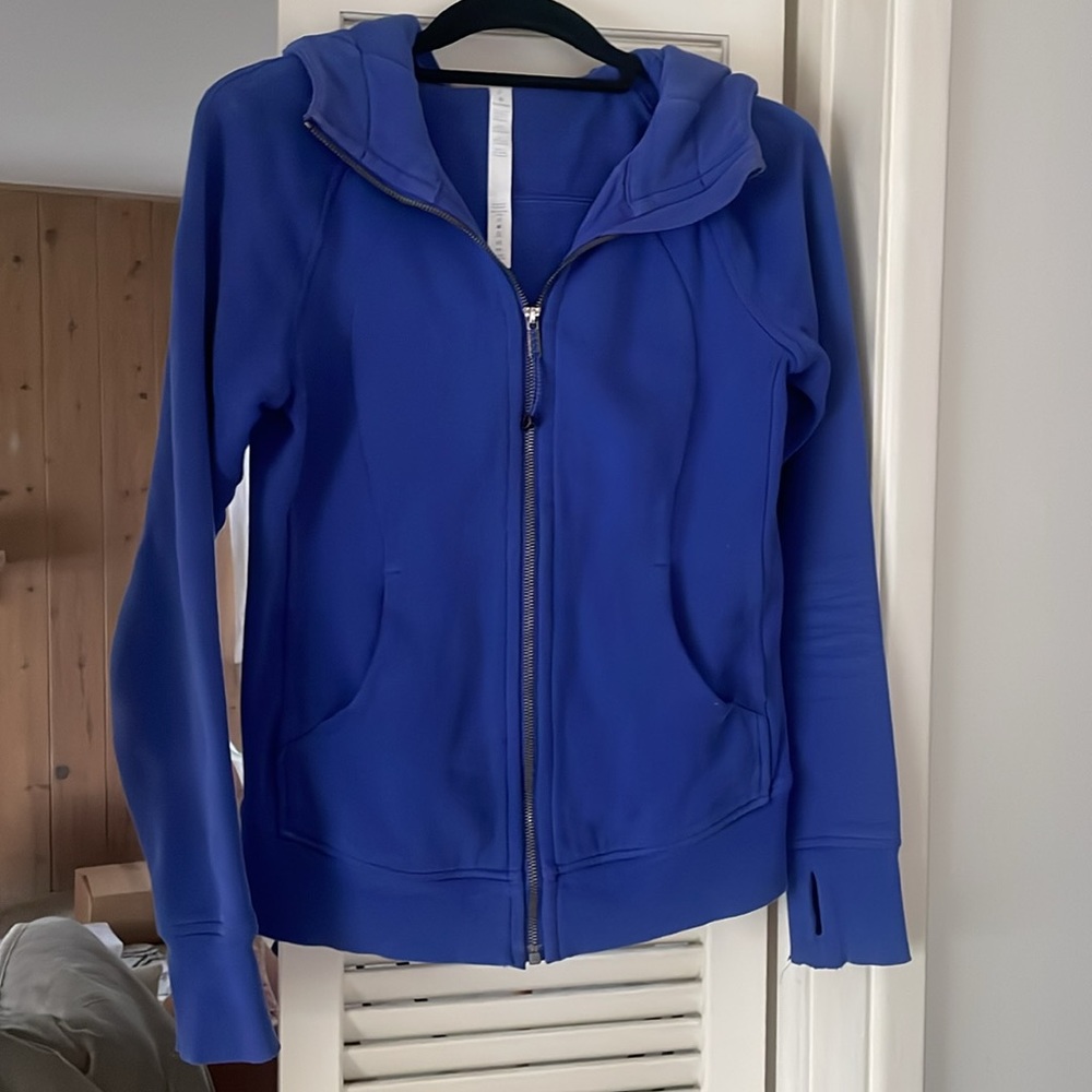 lululemon athletica Royal Blue Full-Zip Hooded Jacket